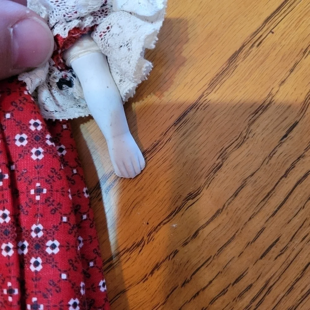 Vintage Doll with Handmade Clothing